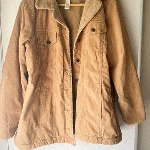 old navy corduroy sherpa jacket